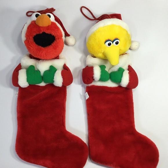Sesame Street~Elmo~Big Bird~Christmas Stockings~ - Picture 3 of 8